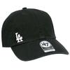 47 Forty Seven Clean Up Low Cap Men's Women's Unisex Mini Logo CLEAN UP MLB Chibi Logo Hat Cap Dodgers Black