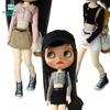 Одежда для кукол Blyth 28 см Модные блузки конфетных цветов, мини-джинсовые юбки для кукол OB23 OB24 Azone Аксессуары