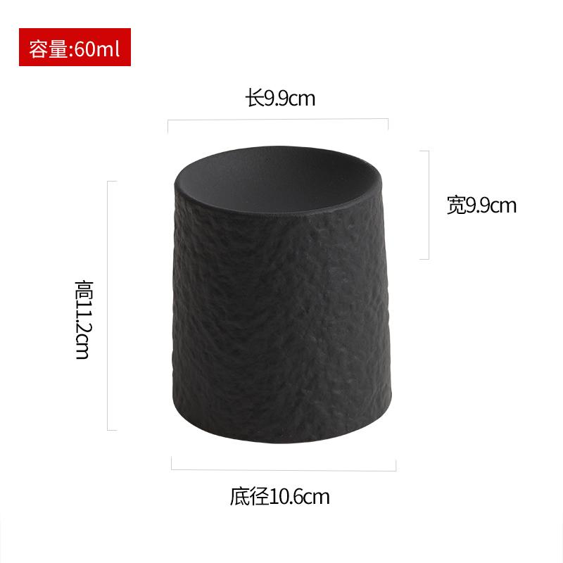 Однотонная керамическая цилиндрическая тарелка с каменным узором, креативная десертная тарелка, тарелка для суши, посуда для молекулярной кулинарии в отеле