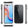 Прозрачный чехол для iPhone 15 из ТПУ+акрила 1,5 мм, противоударная задняя крышка