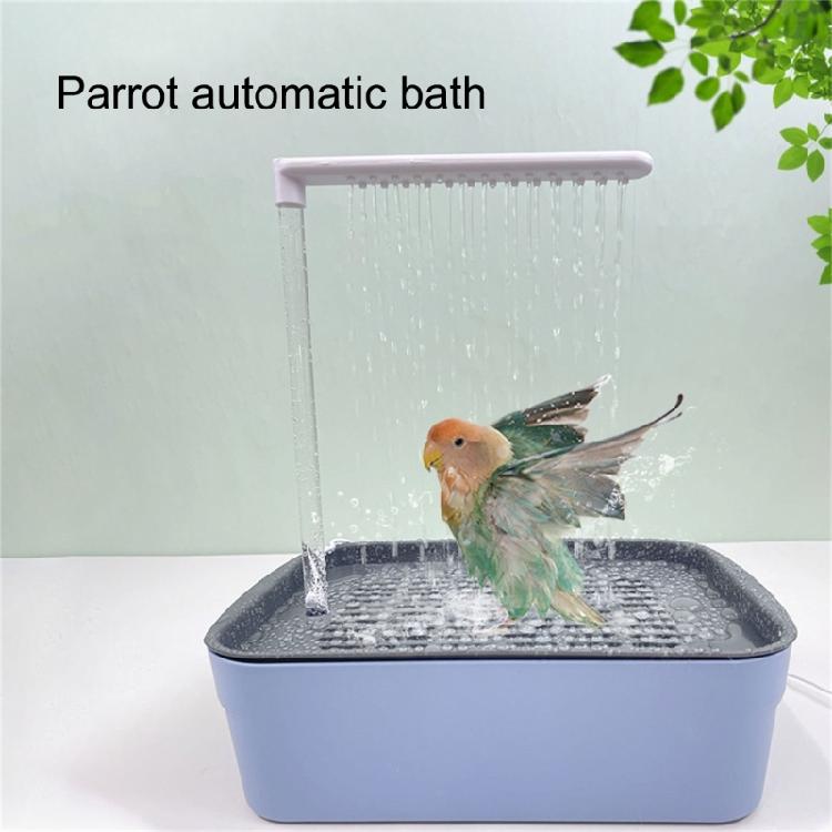 Efficient Electric Parrots Bathtub Shower Basin with Easy Control Water Flows for Small to Large Bird Daily Shower Use