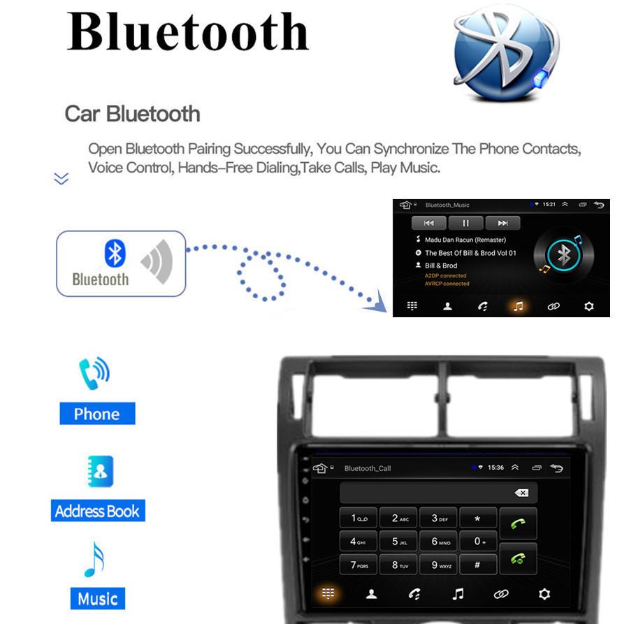 9" Android 10.1 Автомагнитола Радио Навигация WiFi FM Для Ford Mondeo 3 2000-2007 Стиль A