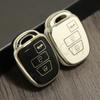 TPU 2/3/4 Кнопки Чехол для ключа автомобиля для Toyota Camry Prius Corolla RAV4 Sienna 2014 2015 Защитный держатель Аксессуары