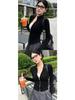 Women's Slim Fit Double Zipper Hoodie Jacket - Autumn 2025, Anti-Pilling, Stand Collar, Cropped Cardigan
