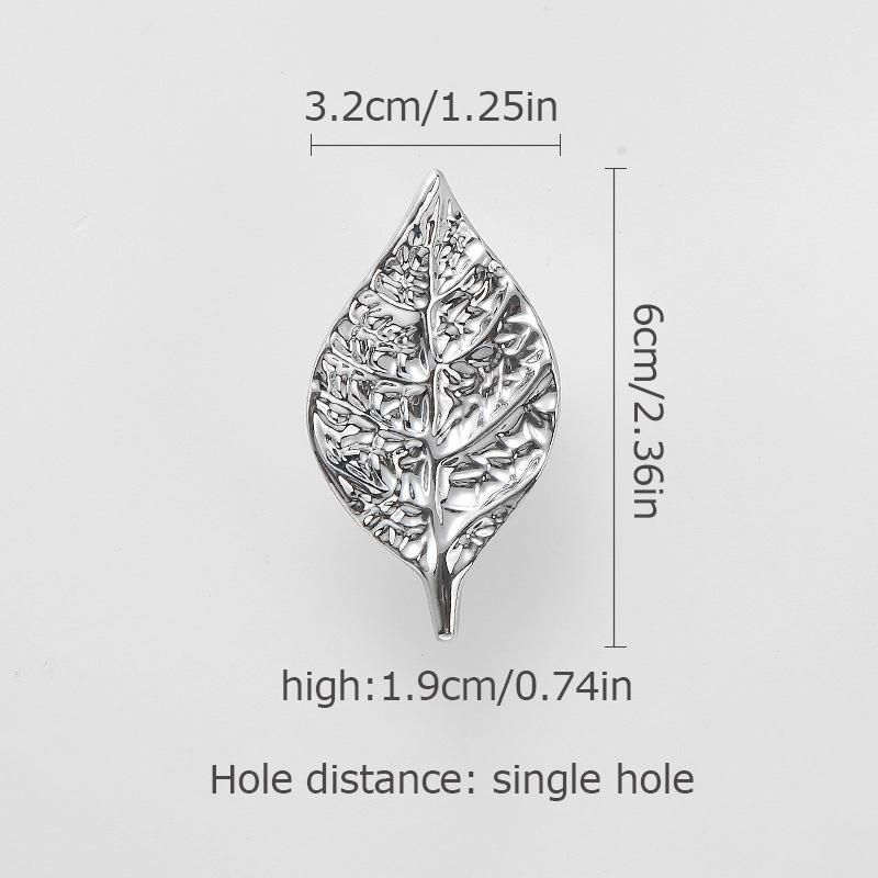 Имитация сплава Креативные ручки Декоративные аксессуары Однотонные узоры для шкафов Резьба по дереву Мебельная фурнитура для гардероба