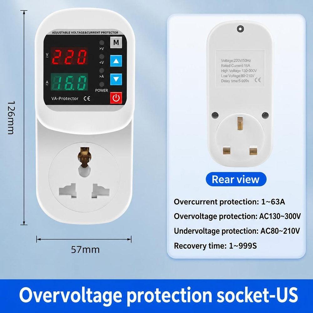 Automatic Reclosing Voltage Protector Socket Overvoltage Protector Equipment Protection
