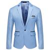 2024 Mens Suit Business Casual No Iron Single Button Split Collar Wedding Party Coat Slim Fit Office Blazer Blazersets