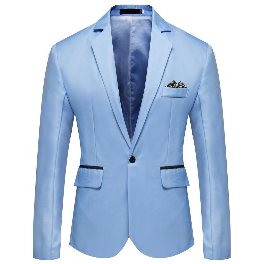 2024 Mens Suit Business Casual No Iron Single Button Split Collar Wedding Party Coat Slim Fit Office Blazer Blazersets