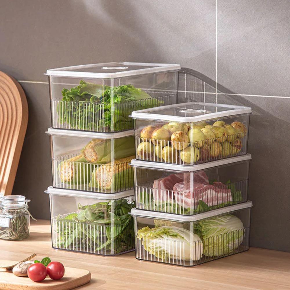 Fruits Meat Preservation Food Storage Containers Portable Kitchen Organizer  Kitchen Supplies