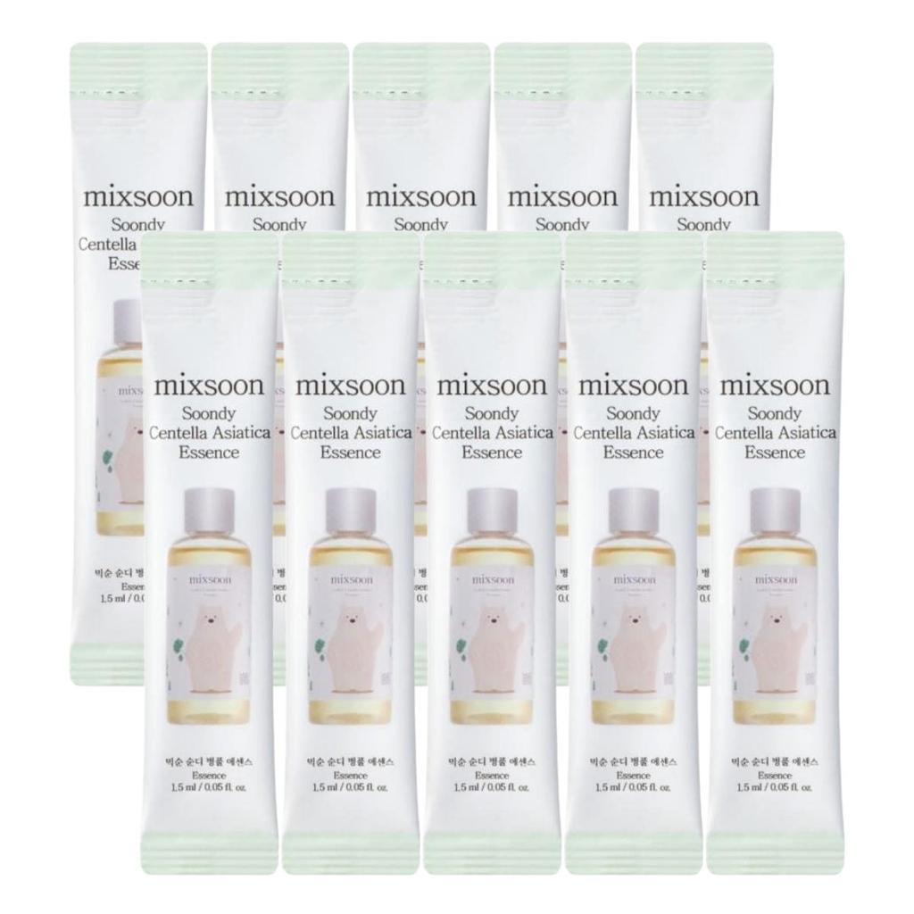 Mixsoon Centella Asiatica Essence Soothing Hydration Sachet 1.5ml x 10pcs