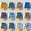 Hawaiian Summer Men Quick-drying Beachwear Plus Size Swimsuit Shorts Male Fashion Casual Loose Hawaii Printing Surf Board Shorts