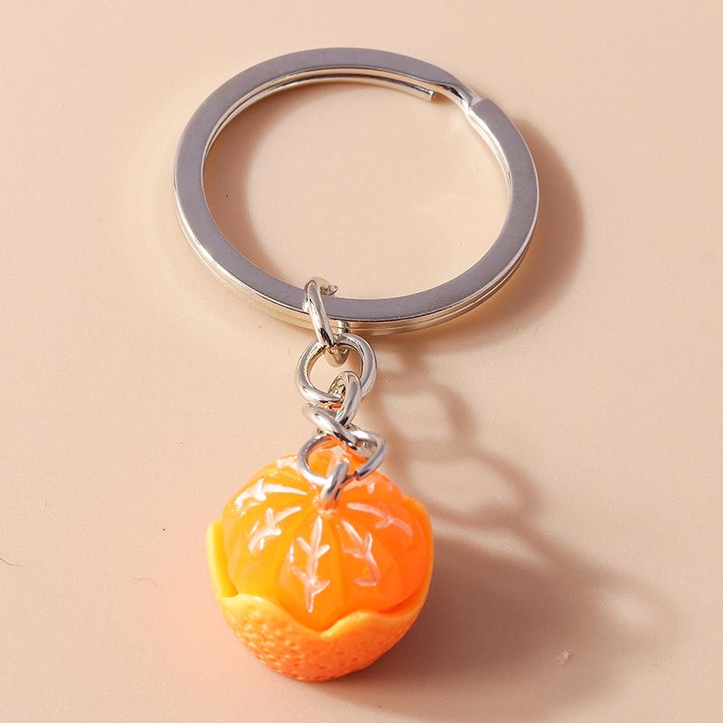 Cute Resin Simulation Food Keychain Cookies Chocolate Key Ring for Car Key Holder Handbag Pendant DIY Jewelry Gifts