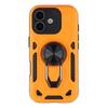 For iPhone 16 Case with Kickstand Shockproof TPU+PC Phone Back Cover