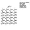 25 шт. Решетчатый зажим Седельные клипсы Оцинкованная сталь Легкая установка Надежная фиксация