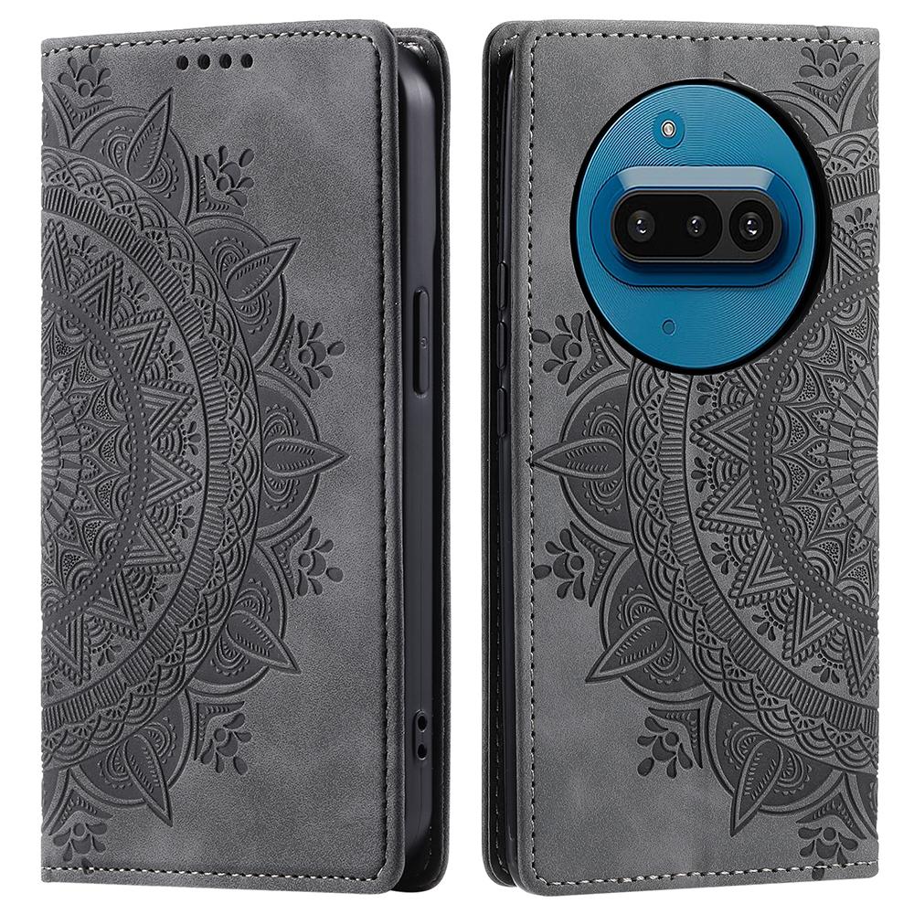 Стиль-010 Для Nothing Phone (3a) Чехол Магнитная Застежка Кожаный Чехол для Телефона с Нанесенным Рисунком