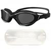 Профессиональные взрослые противотуманные УФ-защитные очки для плавания для мужчин и женщин с мягкой посадкой, герметичные, регулируемые силиконовые очки для бассейна