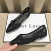 2025 New Pointed Mesh Flat Shoes To Work Breathable Bow Sandals Hollow Soft Sole Shallow Mouth Outer Wear Single Shoes