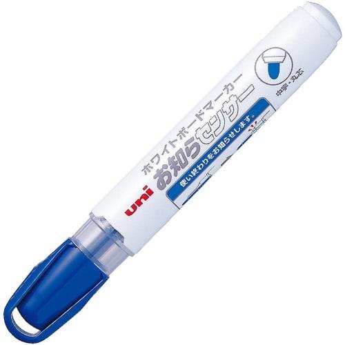 Mitsubishi Pencil Whiteboard Marker Notification Sensor Medium Point Round Core PWB1204M Blue 5 шт.