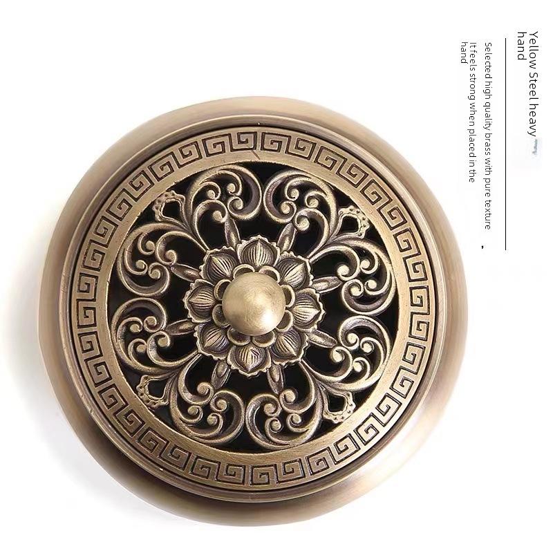 Латунная курильница с плоским дном Jinlian для домашнего и внутреннего использования