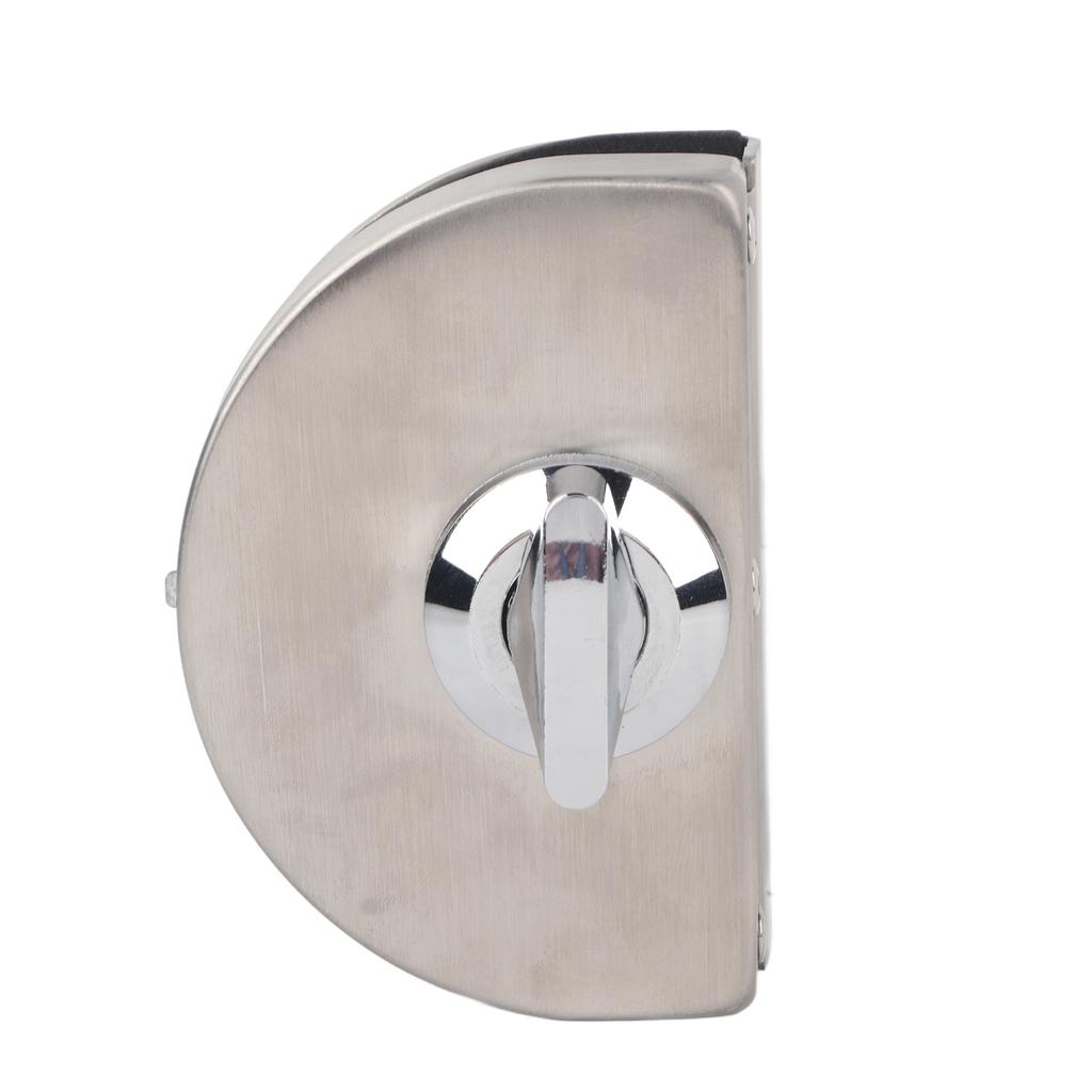 10?12 мм безрамный одинарный стеклянный дверной замок из нержавеющей стали без сверления раздвижной для ванной комнаты офиса