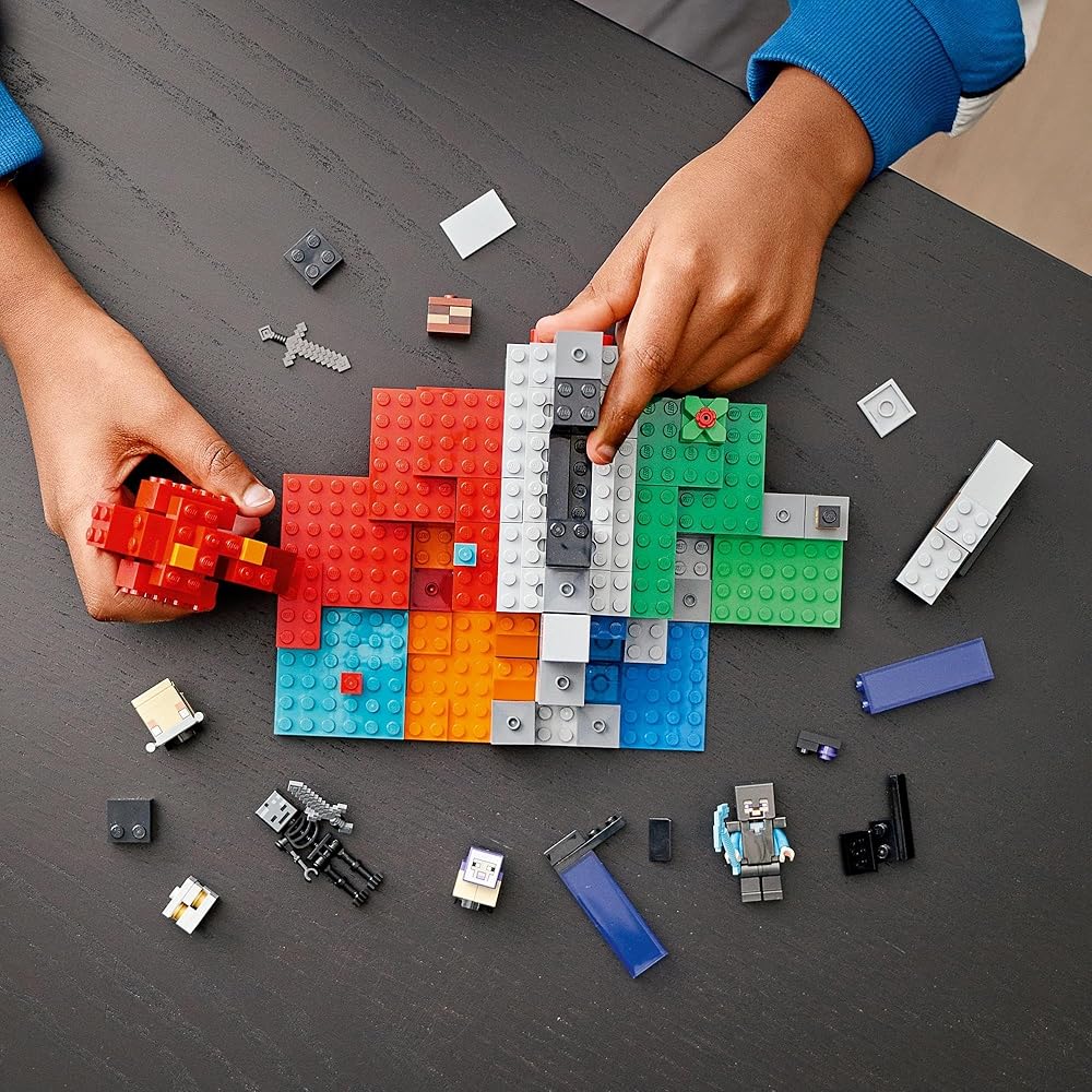LEGO Minecraft Abandoned Portal Gift Set 21172 Building Blocks Toy for Kids Ages 8 and Up