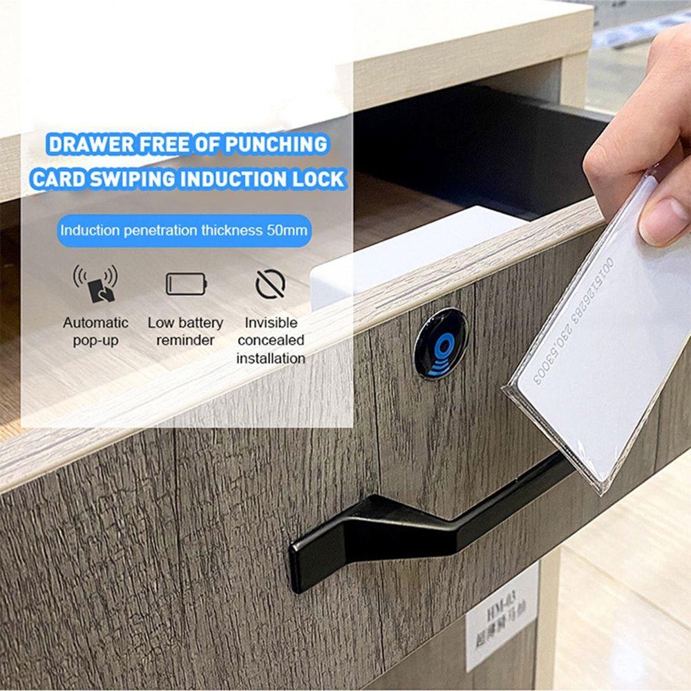 Скрытый RFID-замок для шкафа, без ключа, замки для ящиков, новый невидимый сенсорный замок, фурнитура