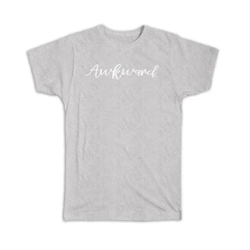 Awkward Art Print For Introvert Funny Sarcastic Best Friend T Shirt