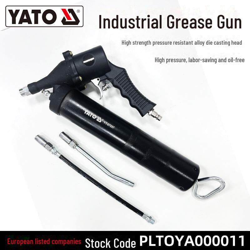 «Промышленный смазочный пистолет Yiertuo с одно-/двухпоршневой пневматической насадкой и ручным шлангом»