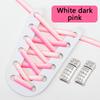 Diamond Magnetic Lock Shoelaces Gradient Elastic No-Tie Shoe Laces for Sneakers Kids & Adults Rubber Bands for Easy Fit