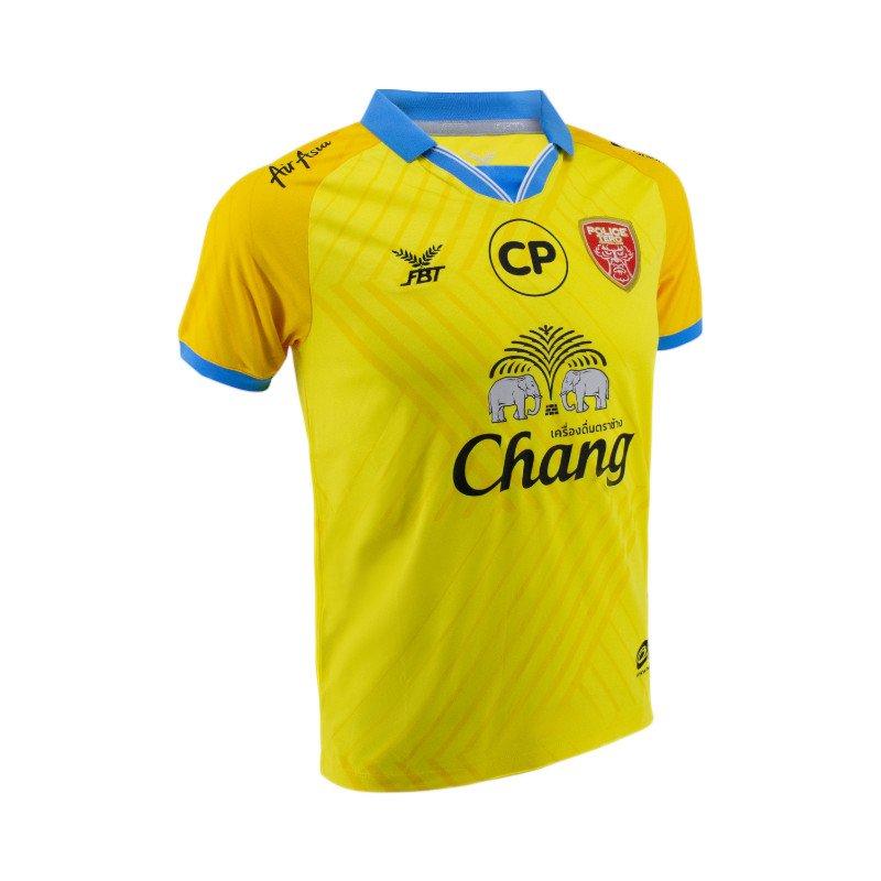 Мужская футбольная рубашка из Таиланда, футбольного клуба AFC, полиэстеровая рубашка с принтом, коротким рукавом, круглым вырезом, быстросохнущая FBT Police Tero, 6 стилей