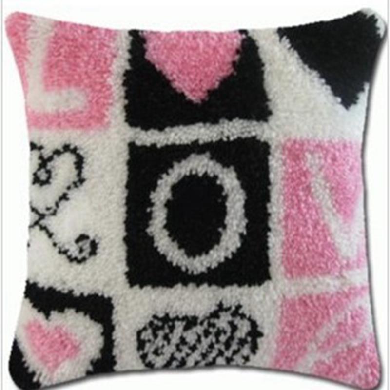 Вышивка Крючок для ковра DIY Ручная вязка Вышитая подушка Knooppakket Незаконченные наборы для ковра с крючком Смирна Пакет Ковер DIY