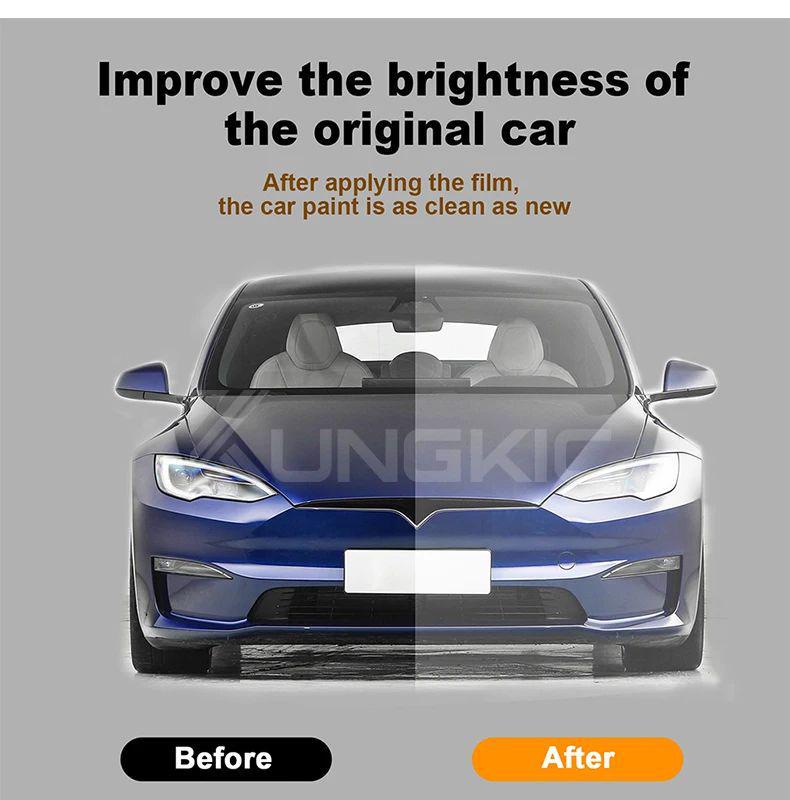 Tesla Model S 2016-2020 Invisible TPU Car Wrap Paint Protection Film