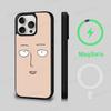 Чехол для телефона One P-Punch Man Saitama Магнитный чехол Для iPhone 16 14 13 12 11 15 Pro Max Plus Для Magsafe Беспроводная зарядка Чехол