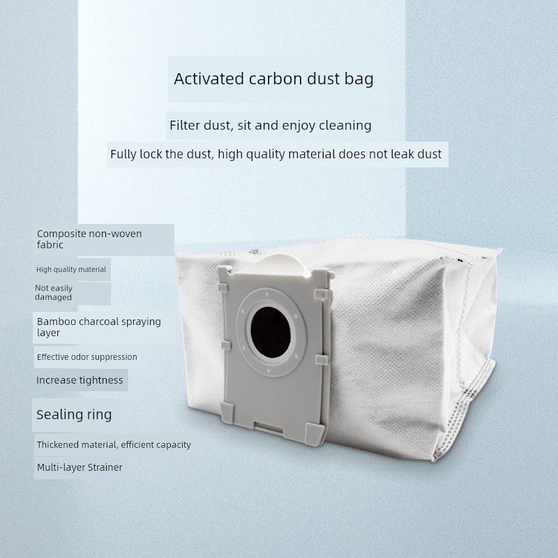 Applicable to Ecovacs Sweeping Robot T50pro Edge Rolling Brush Filter Screen Dust Collection Bag Mop Cleaning Liquid Consumables Accessories