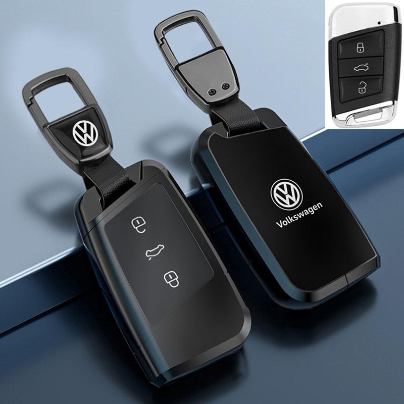 Для VOLKSWAGEN Новый Чехол-Оболочка из Кожи и Цинкового Сплава для Автомобильного Ключа Для VW Volkswagen Magotan Passat B8 Skoda Superb Kodiaq A7 Автомобильный Ключ