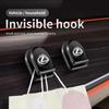 csabjg1 For Lexus F SPORT ES RX NX LS UX LM LX GX LC RZ IS CT GS RC HS SC 2PCS Car Storage Hanger Auto Logo Hooks Peg Accessories