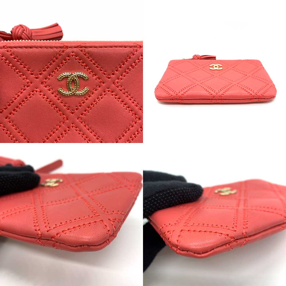 Used CHANEL iconPouch lambskin Women