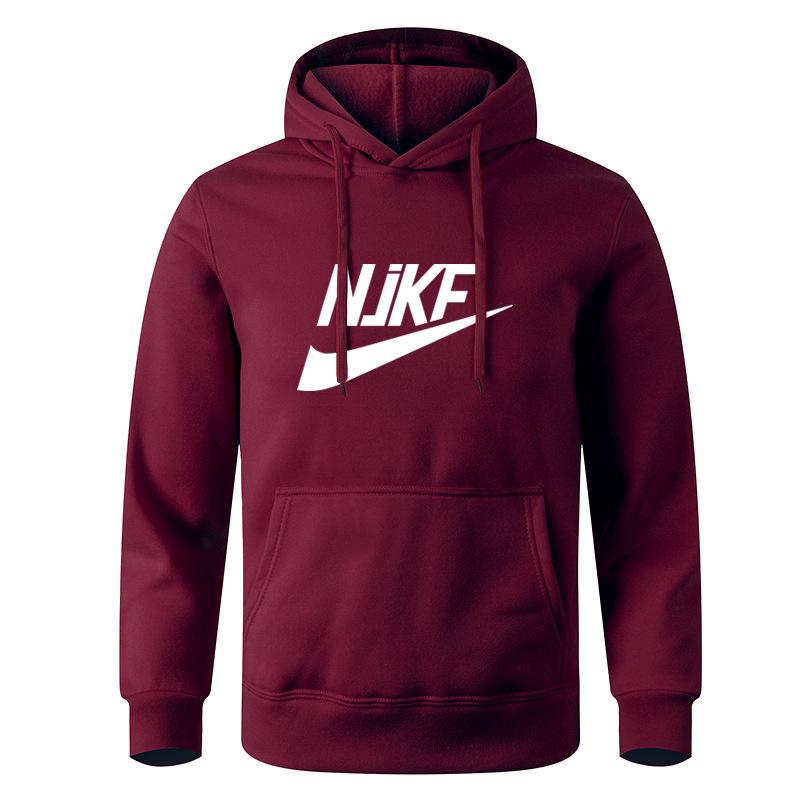 New men's and women's autumn and winter fleece hoodie jacket NjKF mother print foreign trade leisure sports hoodie trendy men's