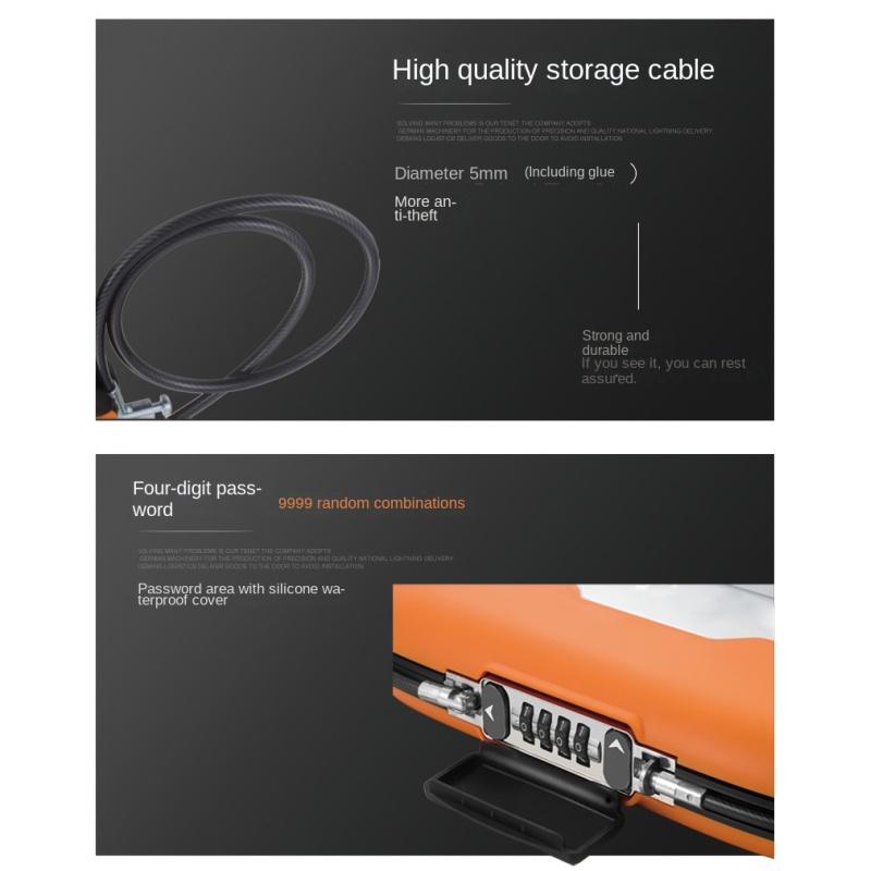 Портативный сейф с паролем Мини-сейф Безопасность Сейф Проволочный трос Фиксированный ящик для хранения ювелирных изделий Наличные карты Мобильный телефон