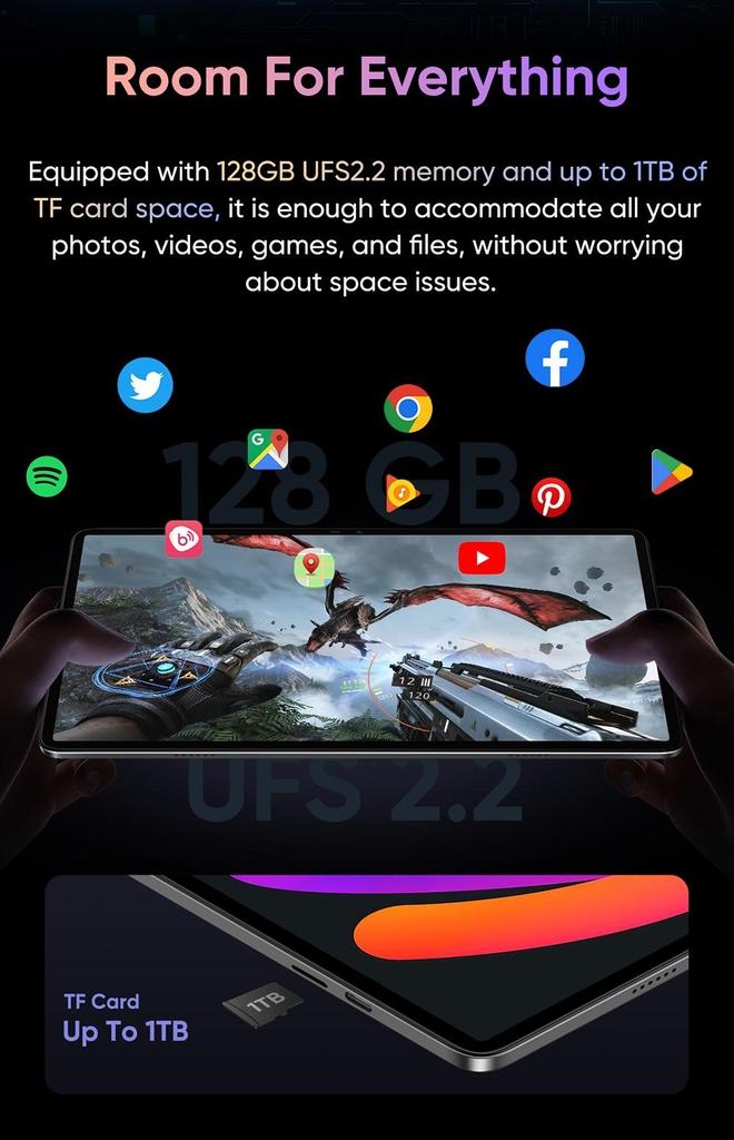 N-one Планшет NPad Q 10,1 дюйма, восьмиядерный процессор MTK8183, ОС Android 12, 4 ГБ ОЗУ, 64 ГБ встроенной памяти, 5G Wi-Fi, аккумулятор BT5.0, 6600 мАч