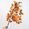 98cm Artificial Long Beech Branch Floral Green Plants Leaves Simulation Silk Beech Leaf  Hotel