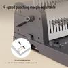 Deli GB210 Electric Comb Binding Machine CN plug (adapter included)