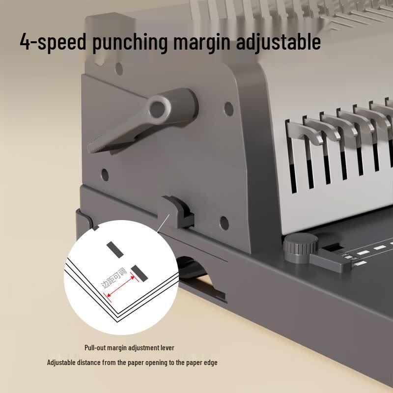 Deli GB210 Electric Comb Binding Machine CN plug (adapter included)