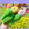 Crocodile Good Friend And Chick Bear Rabbit Dual Plush Keychain For Items Gift