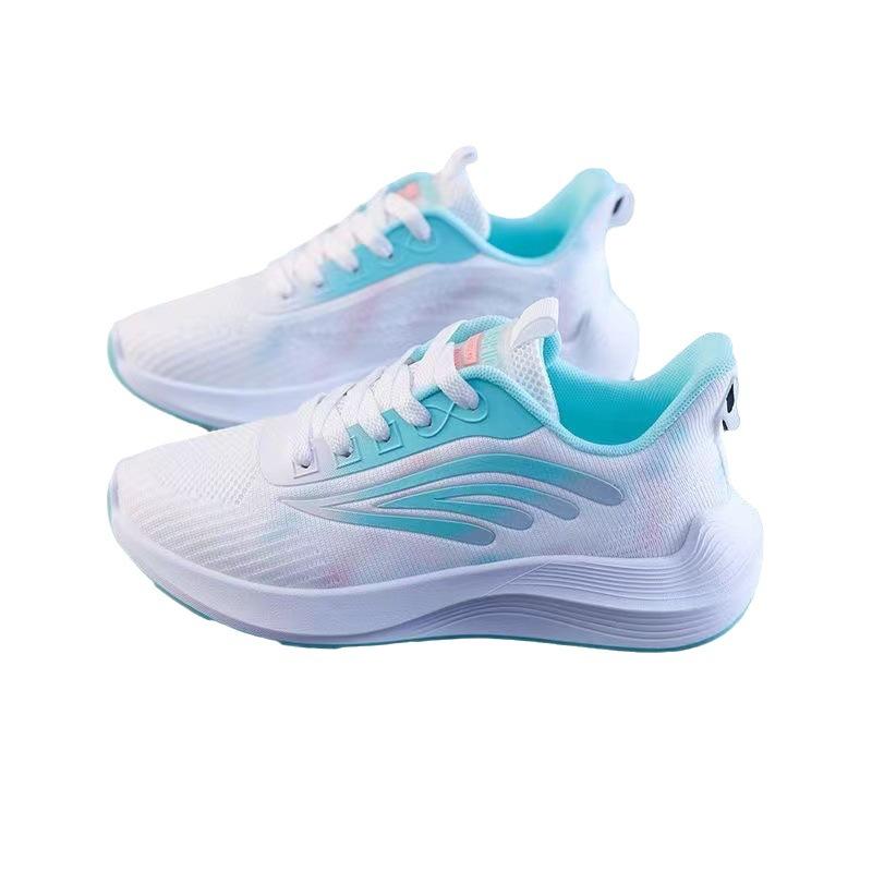 Летняя новинка 2025 года женская сетчатая обувь дышащая для путешествий белая женская обувь на плоской подошве повседневная студенческая для бега спортивная обувь