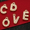 Necklace Pendant 26 Letters Rhinestones Jewelry Cute Sparkling Jewelry Pendant