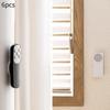 6Pcs Magnetic Remote Control Holders Bathroom Household Kitchen Wall Mounted