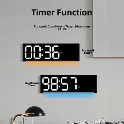 Цифровые светодиодные часы с отображением времени, даты, температуры, будильником, таймерами, секундомером, переключением 12/24 часа, DST, светодиодные часы с обратным отсчетом, настольные часы