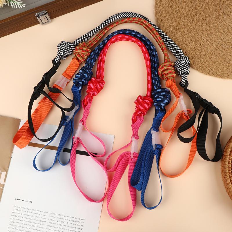 Knotted Nylon Bag Strap Anti-slip Adjustable Wide Shoulder Replacement Strap for Backpack Purse Office Use