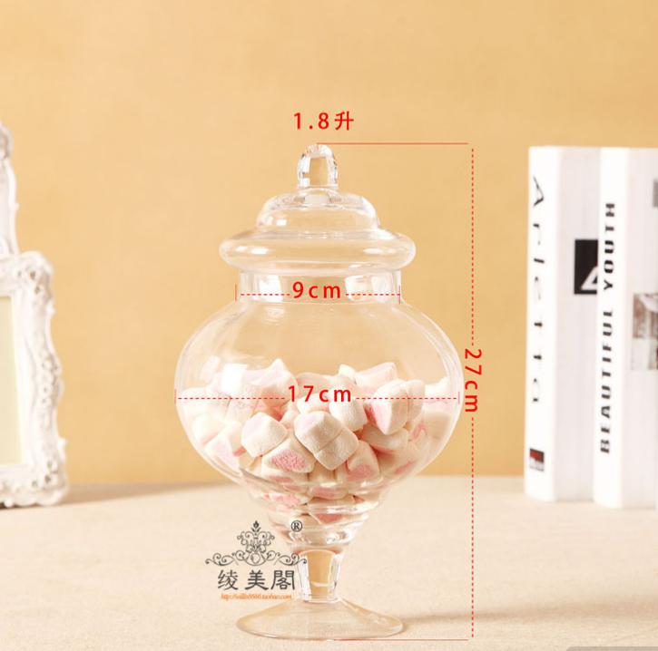 Glass Candy Jar with Cover Transparent Christmas Tree Shape Decorative Jar Decorative Bottle Display Bottle Food Storage Tank